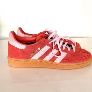 Adidas Women's Spezial Coral and Pink Sneakers
